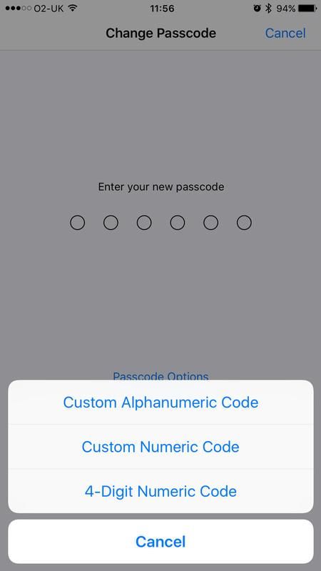Как изменить шестизначный пароль iPhone или iPad обратно на четыре: Настройки