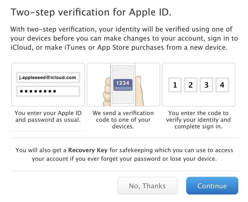 Как создать Apple ID: двухэтапная проверка