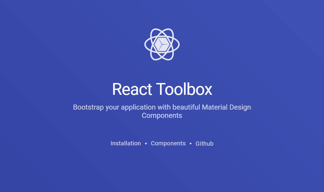 React Toolbox UI Framework