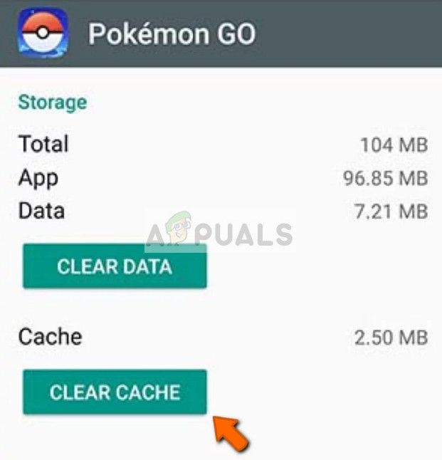 Очистка кеша Pokemon Go в Android