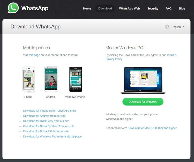 Как использовать WhatsApp на Mac - Скачать