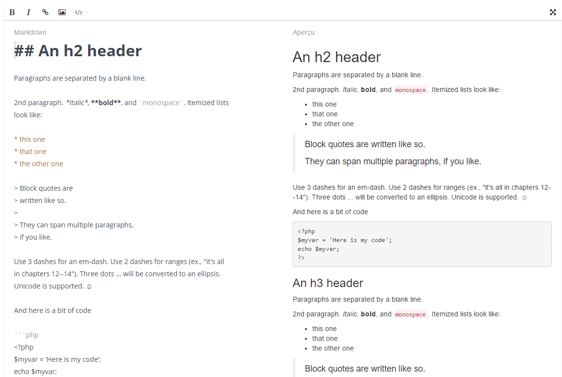 JS-Markdown-Editor демо
