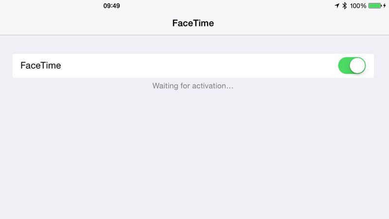 Включите FaceTime, чтобы исправить не работающий FaceTime