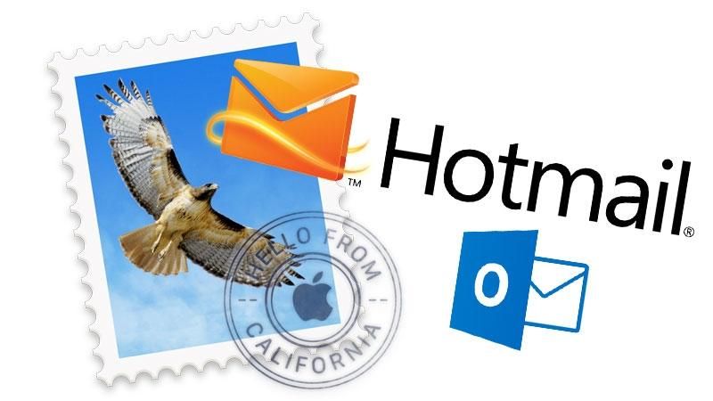 Как настроить Hotmail на Mac
