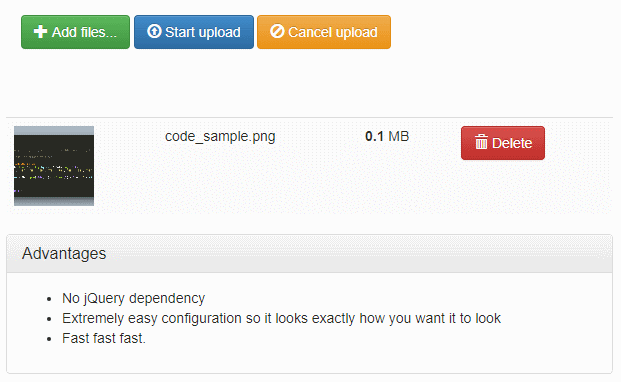 Bootstrap Dropzone Theme