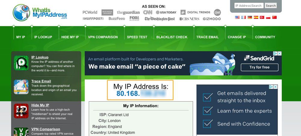 Как найти свой Mac's IP address: What is my IP address?