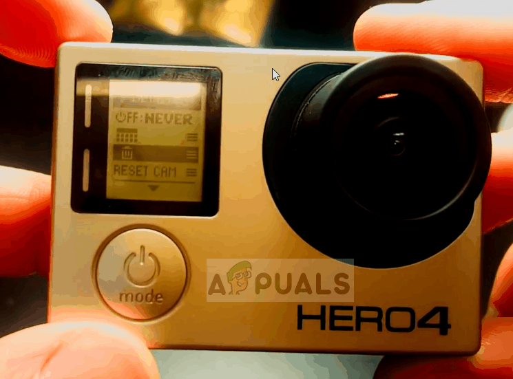 Сброс настроек камеры в GoPro