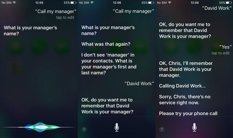 Как добавить никнеймы в Siri - Call action