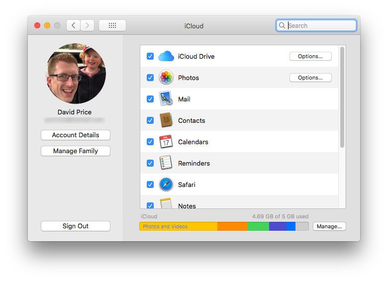 Как настроить iCloud на Mac: Системные настройки
