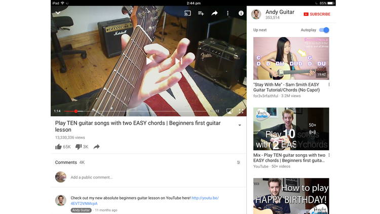Учись играть на гитаре с iPad