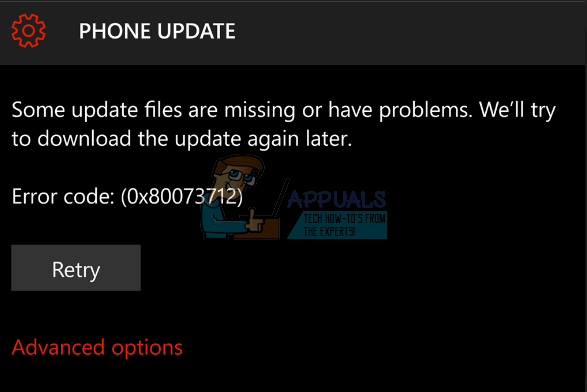 0x80073712-на-Lumia-950